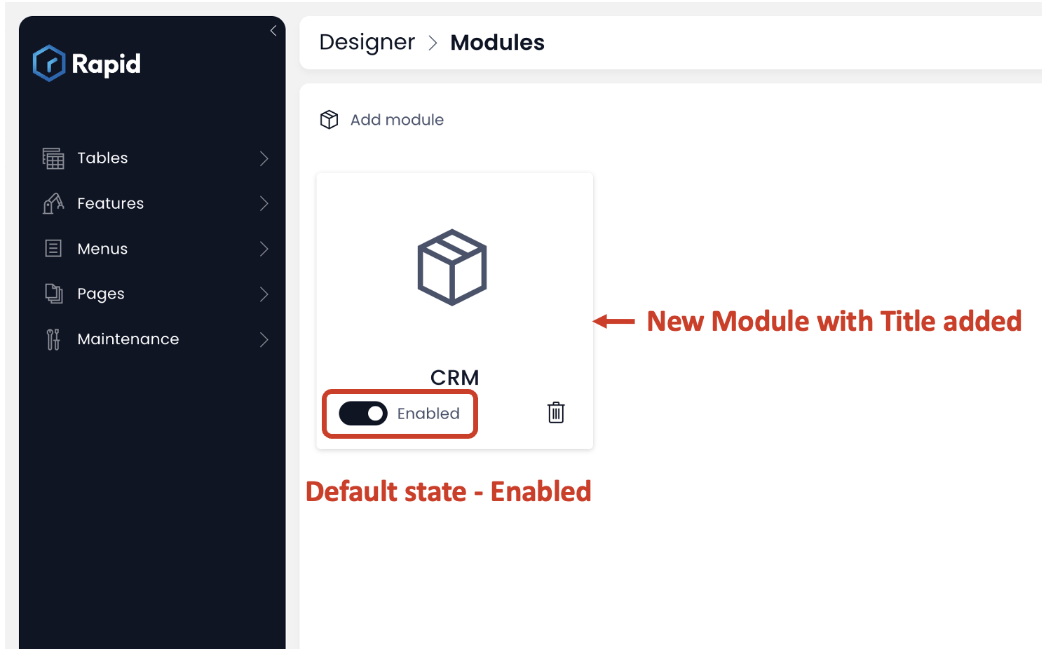 Modules | Rapid Platform Docs