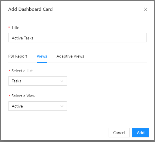 Dashboards | Rapid Platform Docs