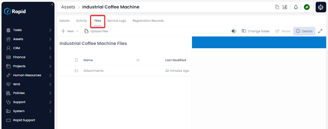 Attachments | Rapid Platform Docs