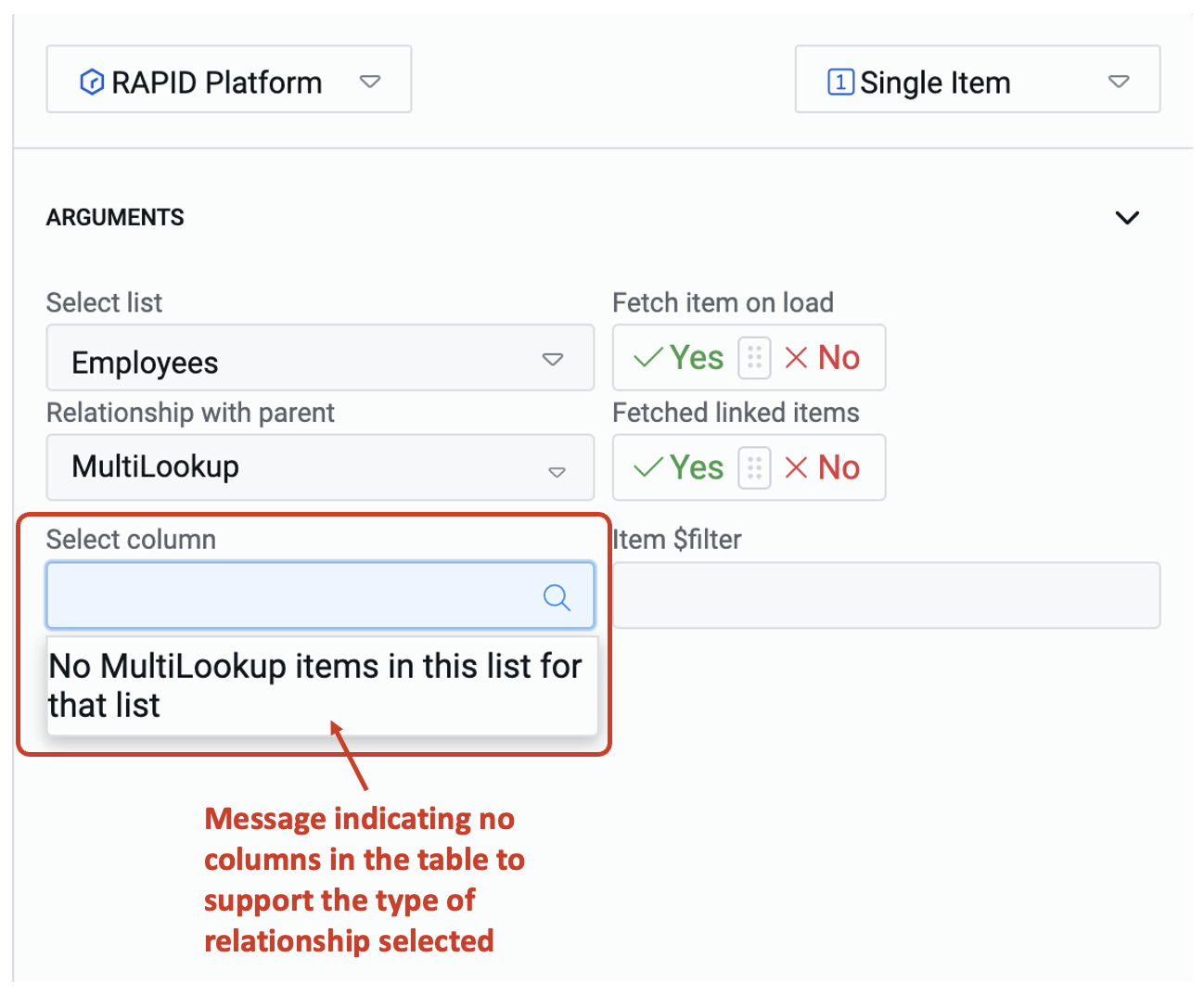 Connect to Data Tables | Rapid Platform Docs