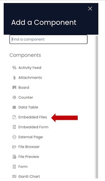 Embedded Files | Rapid Platform Docs
