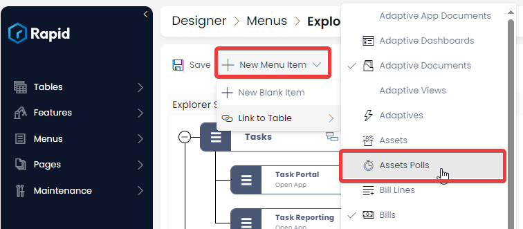 Open in Fly-out | Rapid Platform Docs