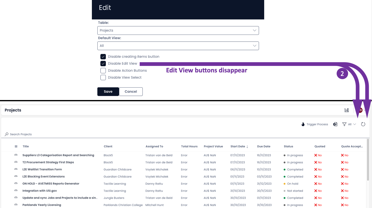 Data Table | Rapid Platform Docs