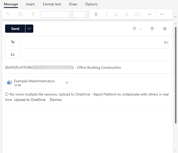 Command Bar | Rapid Platform Docs