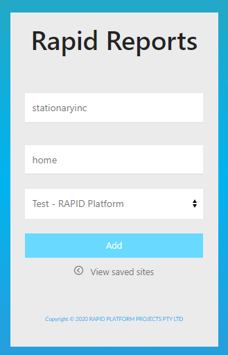 Reports Overview | Rapid Platform Docs