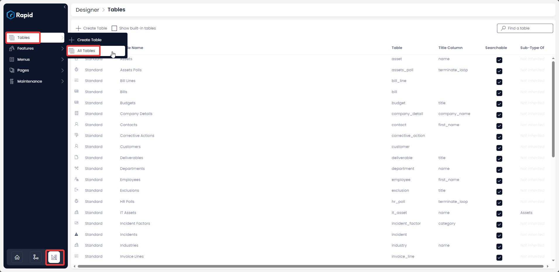 How to configure a Menu button in a command bar | Rapid Platform Docs