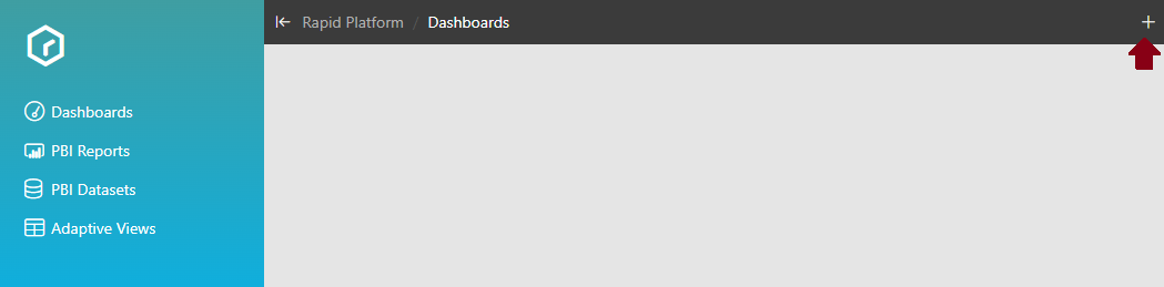 Dashboards | Rapid Platform Docs