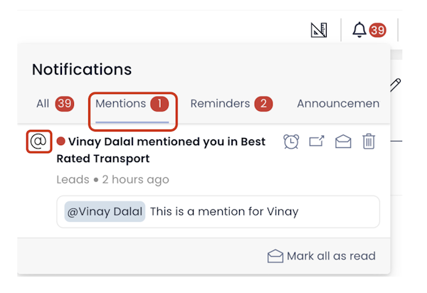 Notifications | Rapid Platform Docs