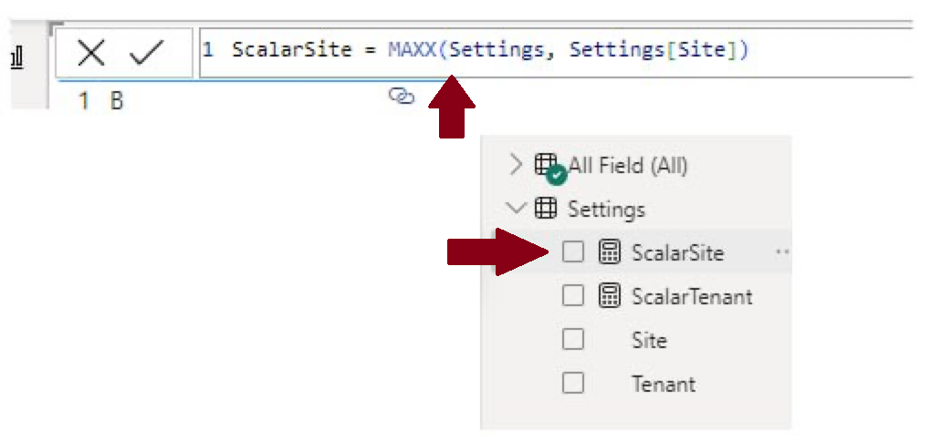 Image showing ScalarSite and ScalarTenant tables