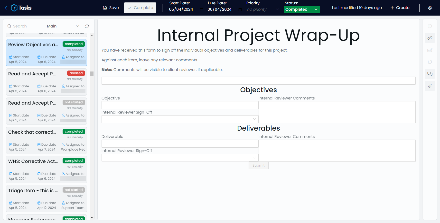 Tasks | Rapid Platform Docs