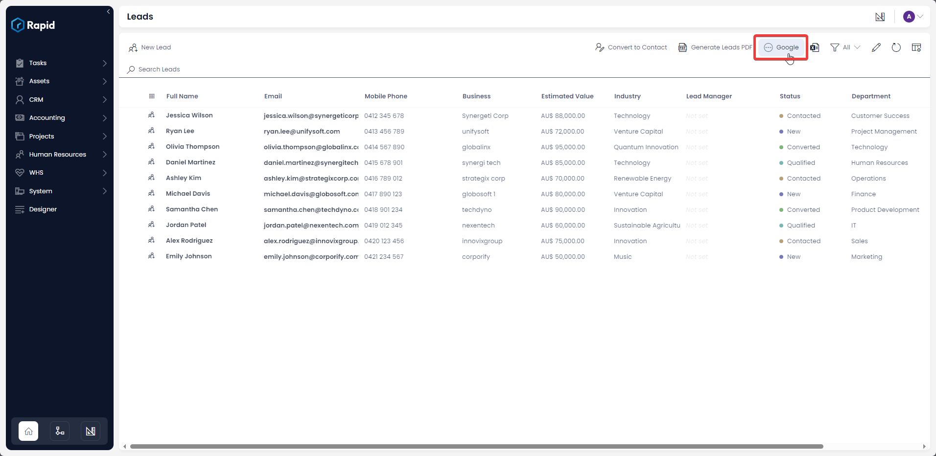 How to configure a Menu button in a command bar | Rapid Platform Docs